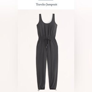 ABERCROMBIE TRAVELER JUMPSUIT BLACK SMALL worn once!!